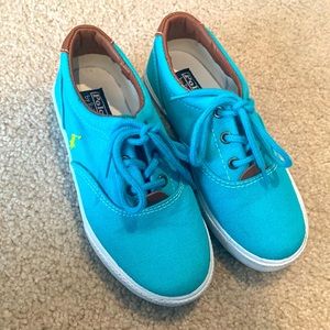 Boys POLO by Ralph Lauren Turquoise sneakers 👟 size US 13